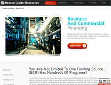 Tablet Screenshot of beaconcapitalresources.com